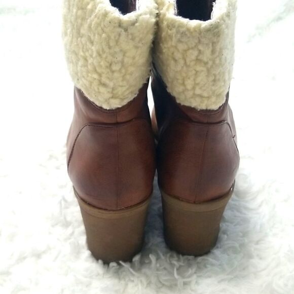 đ
şRouge BrownâAnkle With Fur Szâ11 - Picture 3 of 7